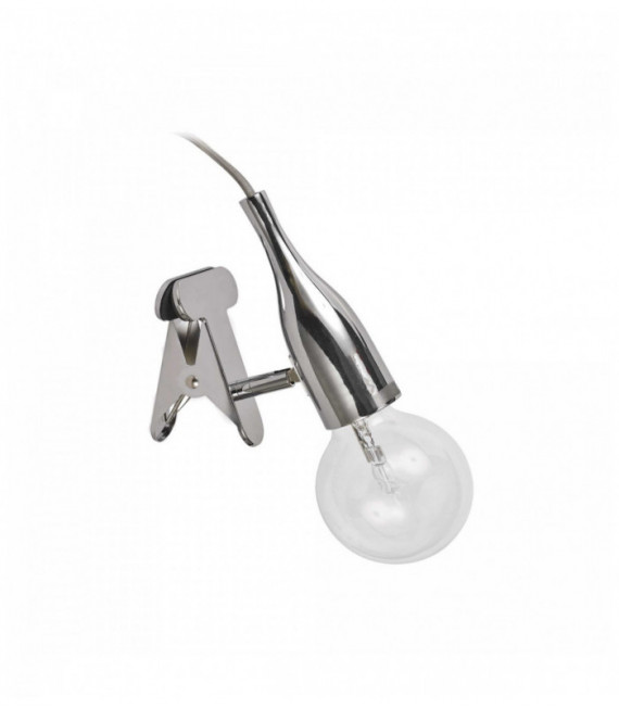Aplique de pared cromado PICCHIO 1 bombilla