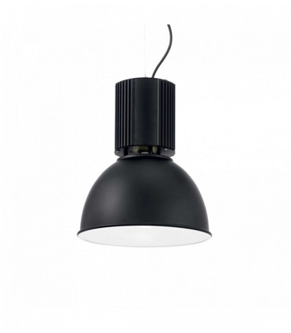 Suspension Noire HANGAR 1 ampoule