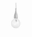 Gray MINIMAL pendant light 1 bulb