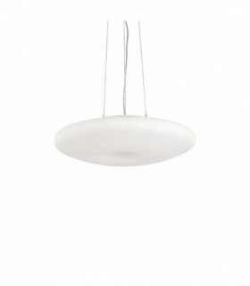 White GLORY Pendelleuchte 3 Glühbirnen Höhe 80 cm