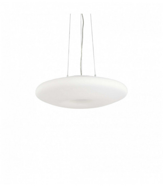 White GLORY pendant light 3 bulbs Height 80 Cm