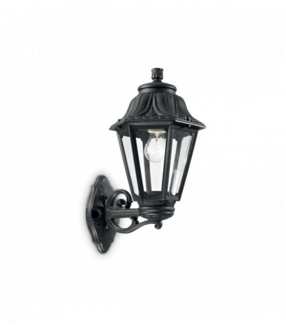 Lampada da parete ANNA nera 1 lampadina