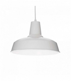 White MOBY pendant light 1 bulb
