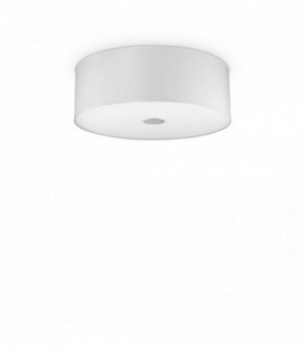 Plafoniera bianca WOODY 4 lampadine