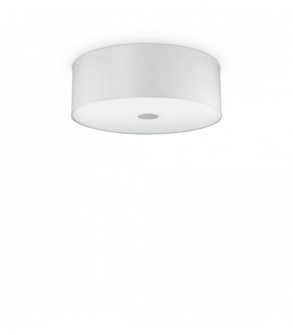 White ceiling light WOODY 4 bulbs