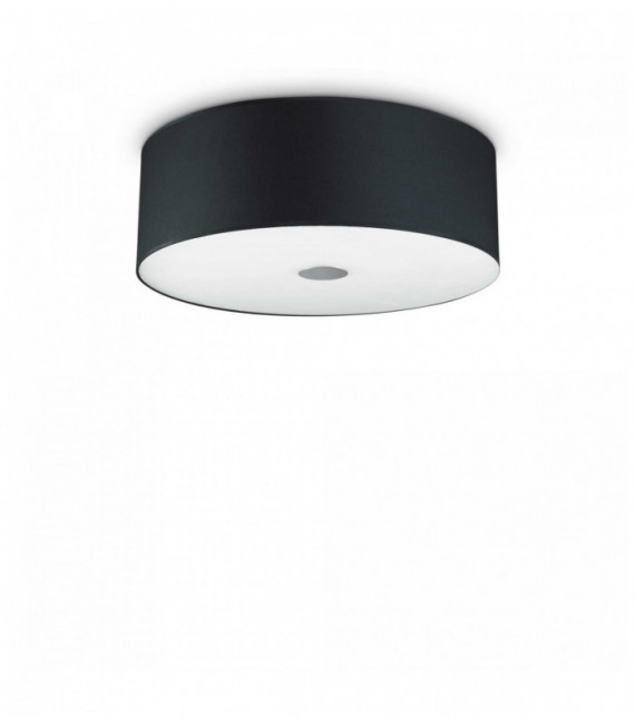 Plafonnier Noir WOODY 4 ampoules
