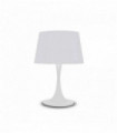 Lampe de table Blanche LONDON 1 ampoule en métal
