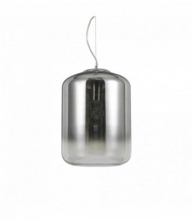 KEN Chrom Pendelleuchte 1 Glasbirne