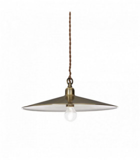 CANTINA Brown Pendelleuchte 1 Glühlampe Durchmesser 40 cm