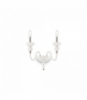 White DOGE 2-light wall light
