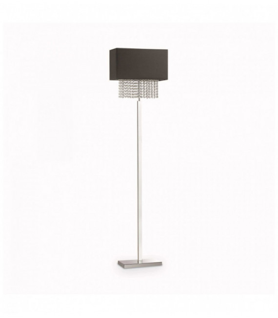 PHOENIX black crystal floor lamp 1 light