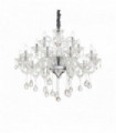 Transparent suspension in COLOSSAL crystal 15 bulbs