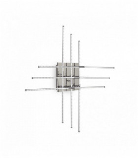 Plafonnier Chrome CROSS 360 ampoules
