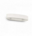 White ZED 1-light metal wall light
