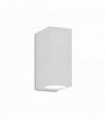 White UP 2-bulb wall light