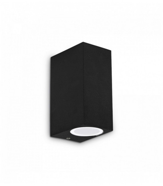 Applique nera UP 2 lampadine