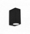 Black wall light UP 2 bulbs