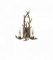Beige CHALET 2-light wall light