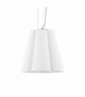 Lampadario SESTO Bianco 1 Lampadina Diametro 50 Cm