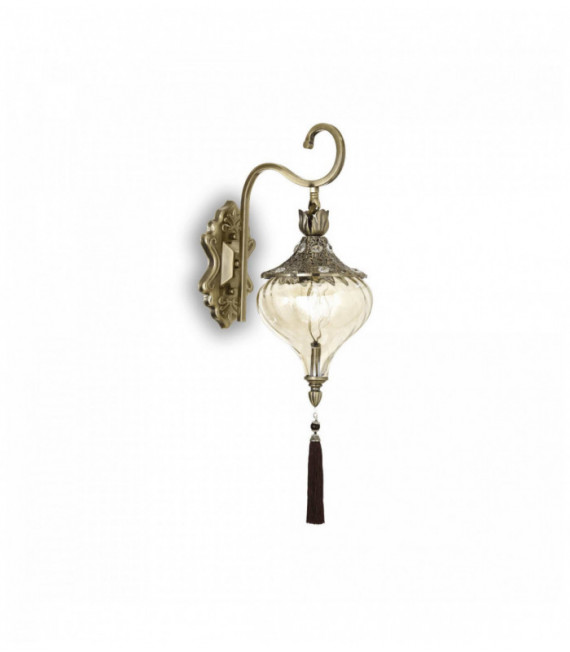 Braune HAREM Wandleuchte 1 Leuchte
