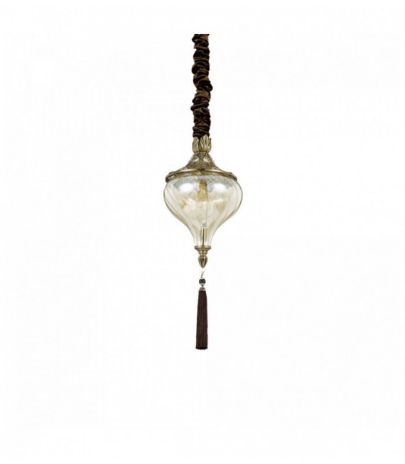 Harem brown pendant light 1 bulb