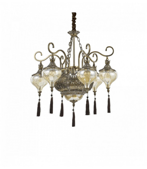 HAREM Brown Sospensione 9 lampadine