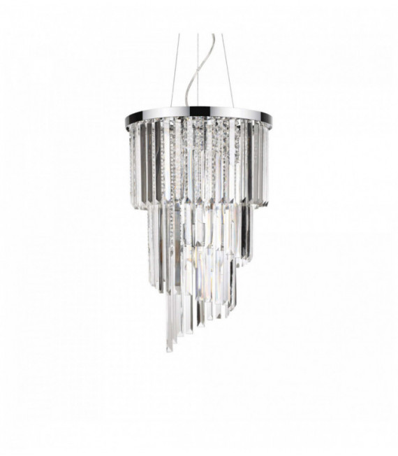CARLTON crystal chrome pendant 8 lights