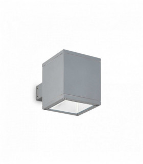 Wandleuchte Grau SNIF SQUARE 1 Glühbirne