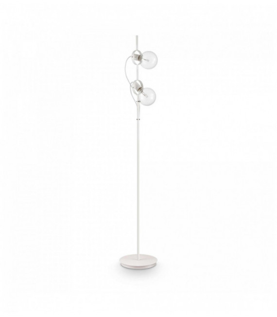 RADIO weiße Stehlampe 2 Lampen