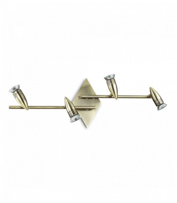 Plafonnier Brun ALFA 4 ampoules