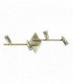 Plafonnier Brun ALFA 4 ampoules