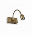 DYNAMO Brown wall light 1 light