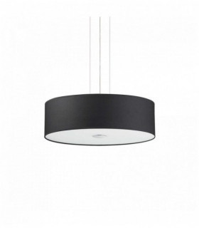 Suspension Noire WOODY 4 ampoules