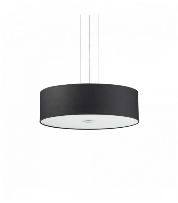 Schwarze HOLZ Pendelleuchte 4 Glühbirnen