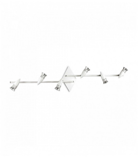 Plafoniera bianca ALFA 6 lampadine