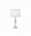 Lampe de table design Blanche KATE 1 ampoule
