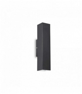 SKY black wall light 2 bulbs