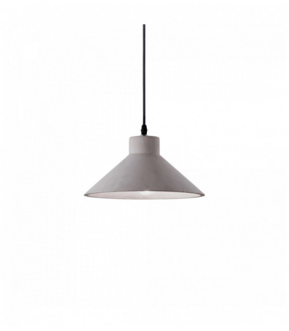 Sospensione Cemento OLIO 1 Lampadina Diametro 9 Cm