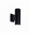 BASE black wall light 2 bulbs