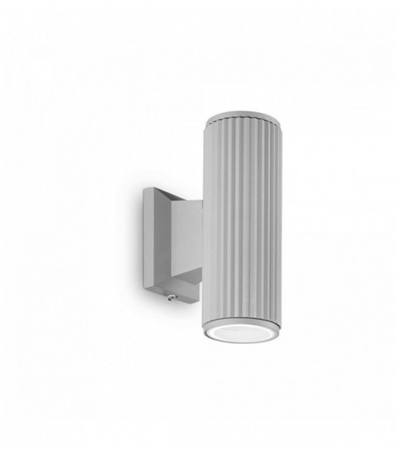 BASE gray wall light 2 bulbs