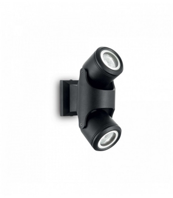 XENO black wall light 2 bulbs