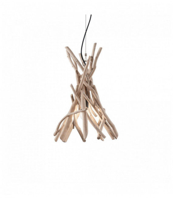 DRIFTWOOD wood pendant light 1 bulb