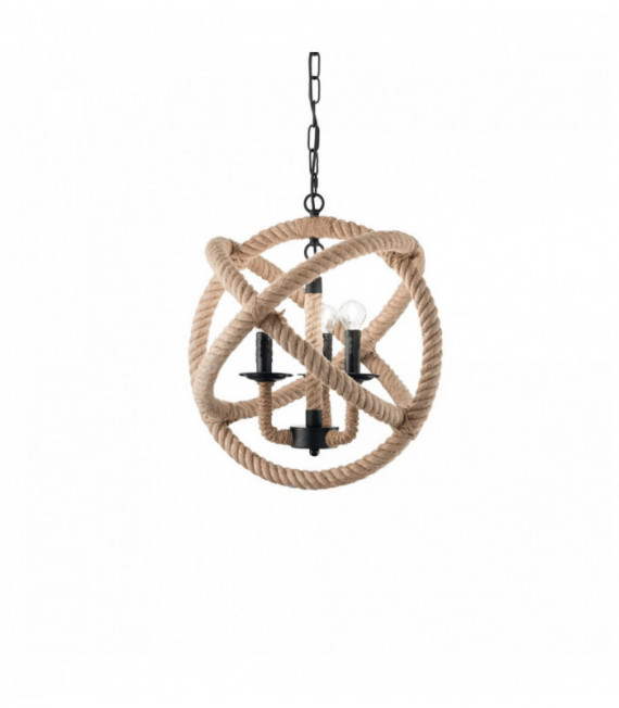 Cord pendant lamp CORDA 3 bulbs