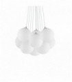 White suspension MAPA BIANCO 11 bulbs