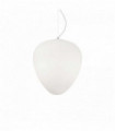 White PALLADIO pendant light 1 bulb Diameter 70 Cm