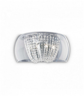 AUDIL-61 4-light chrome-plated crystal wall light