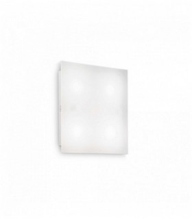 White FLAT ceiling light 1 bulb