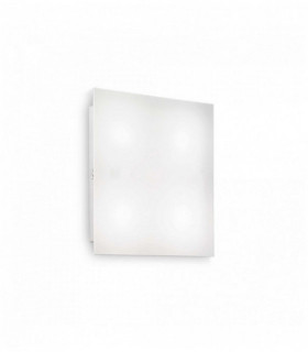 Plafón FLAT blanco 4 bombillas Diámetro 72 Cm