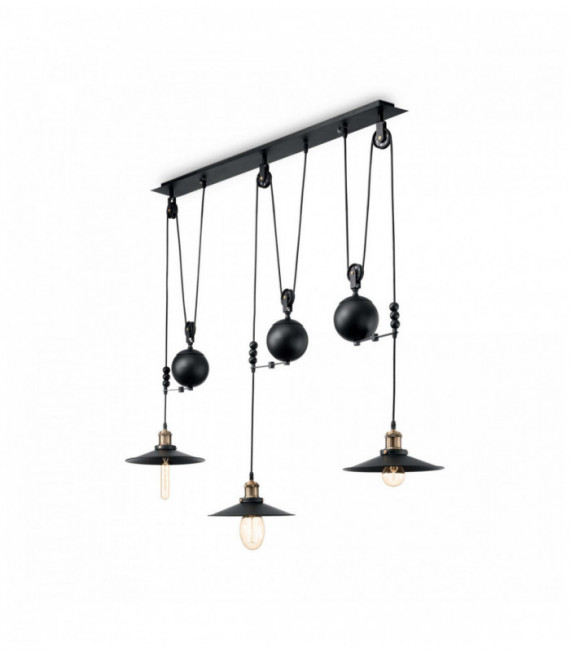 Suspension Noire UP AND DOWN 3 ampoules