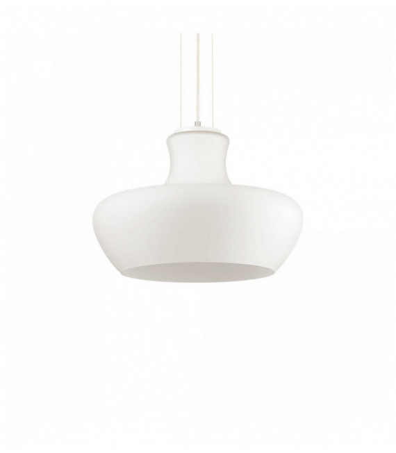 ALADINO White Pendant Light 1 bulb Diameter 32 Cm